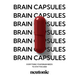 Neutonic cápsulas detalle de textura para fácil ingestión y calidad