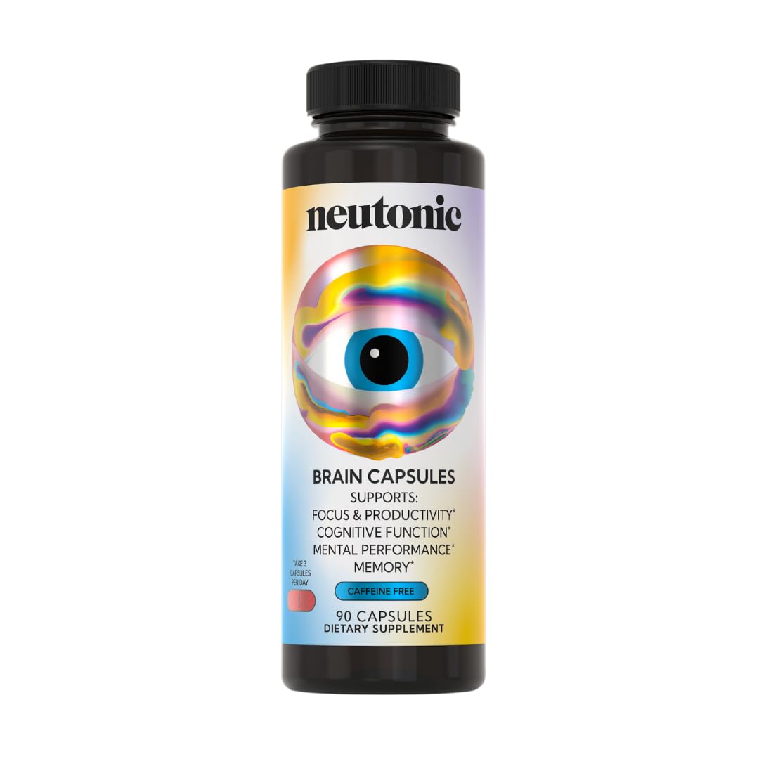 Neutonic frontal del envase mostrando diseño y cantidad de cápsulas