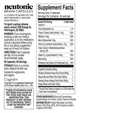 Neutonic etiqueta con lista de ingredientes clave y beneficios claros