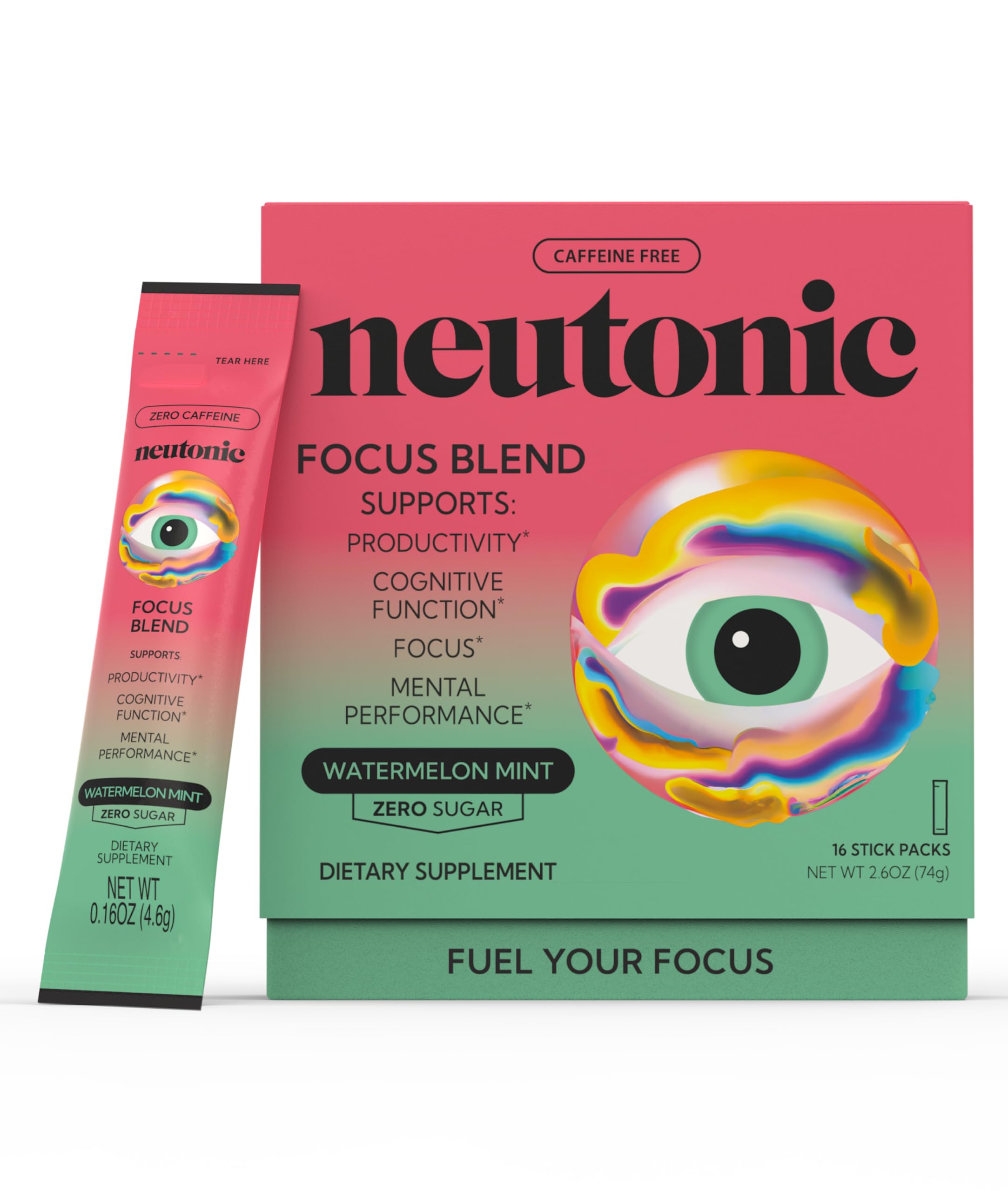 Neutonic embalaje frontal muestra formato y beneficios inmediatos