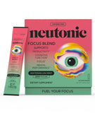 Neutonic embalaje frontal muestra formato y beneficios inmediatos