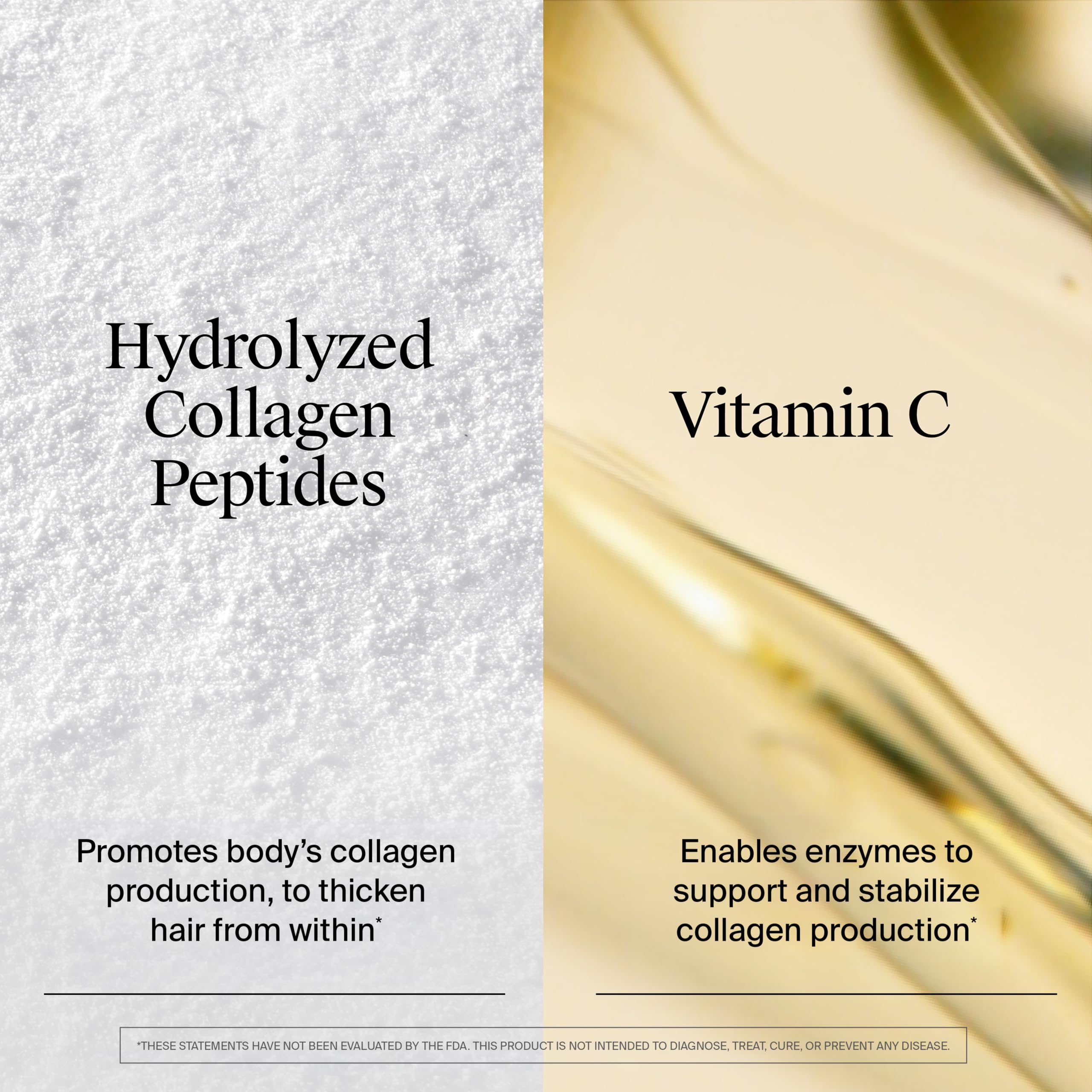 Neutrogena sobre disolviéndose en vaso transparente, toma diaria simple