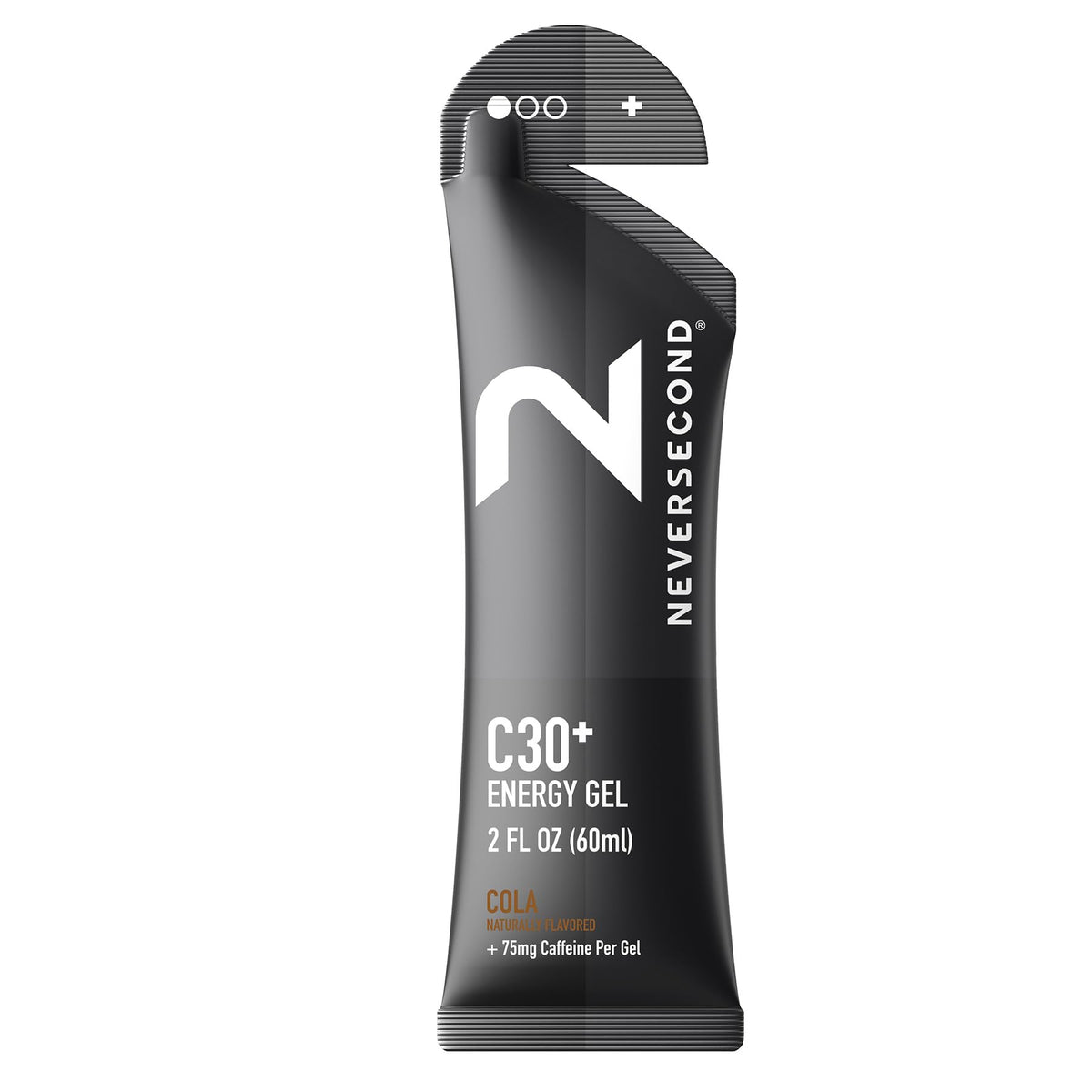 NeverSecond pack de 12 geles frente mostrando envase y conveniencia