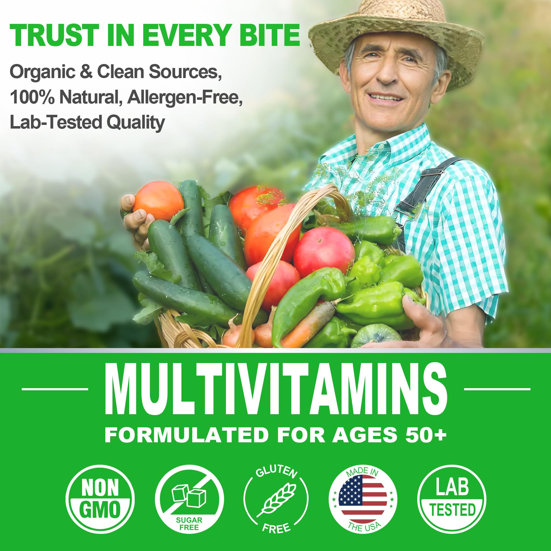 NEVISS comparación de tamaño de la gomita frente a otras vitaminas