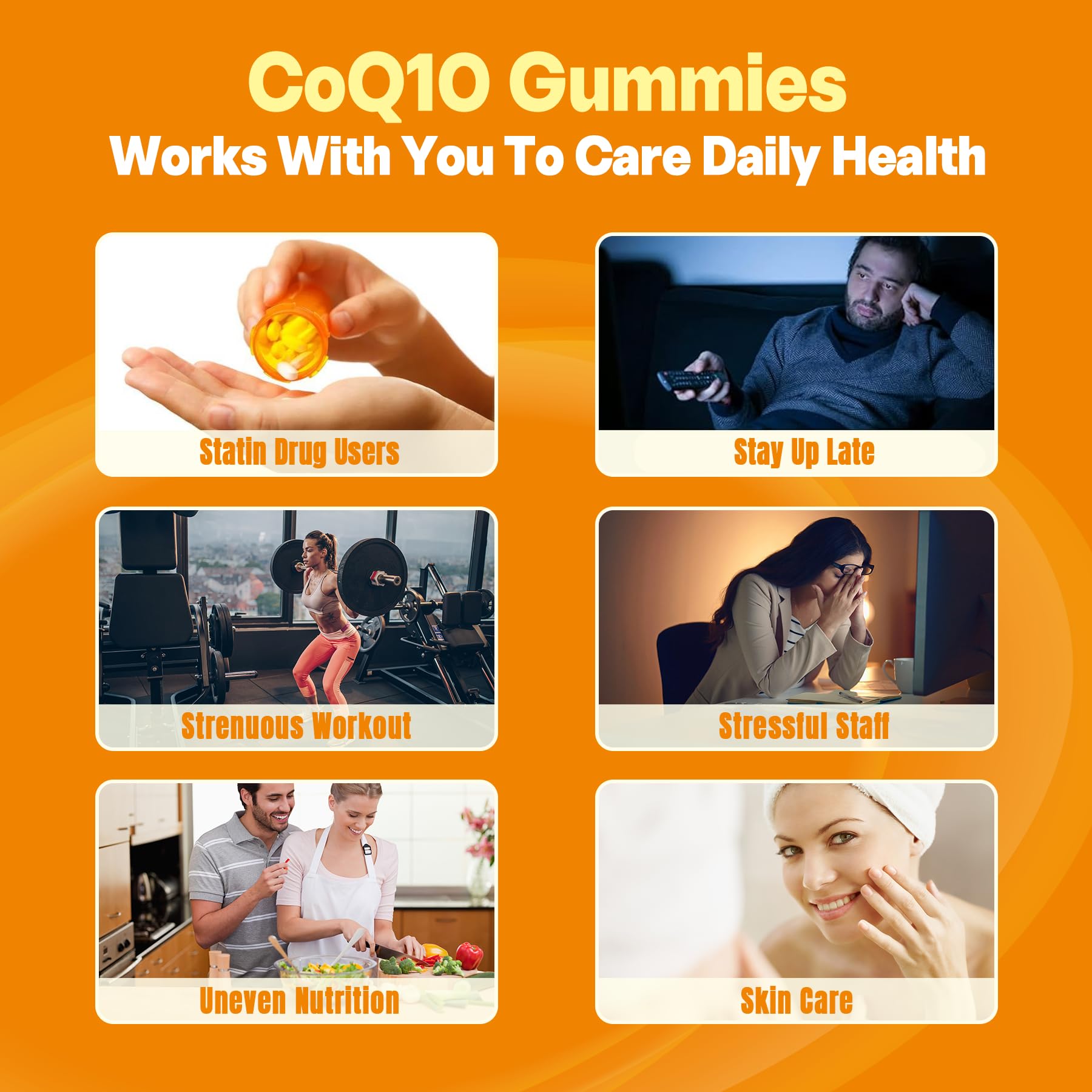 NEVISS gomitas junto a un desayuno saludable que ilustra uso con alimentos para absorción