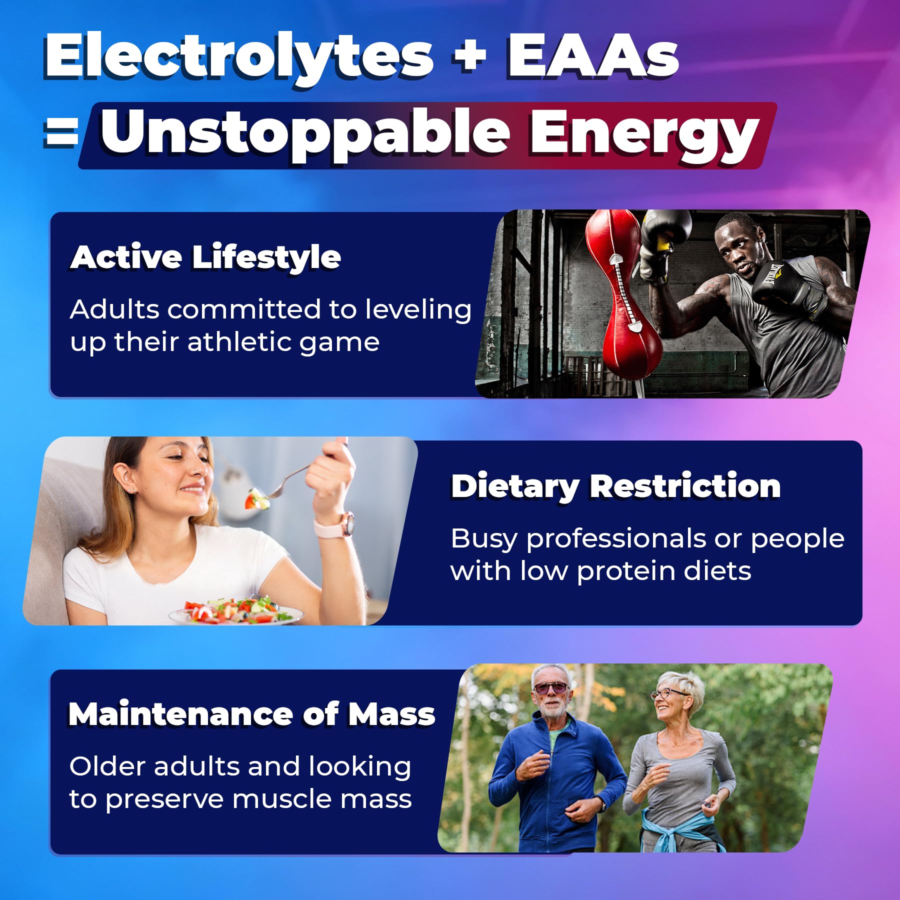 NEVISS etiqueta nutricional enfocada que destaca aminoácidos y electrolitos