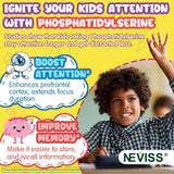 NEVISS etiqueta con lista de ingredientes activos y beneficios visibles