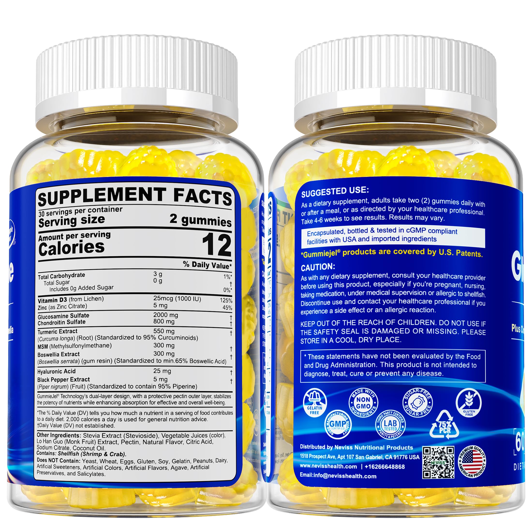 NEVISS etiqueta nutricional y lista de ingredientes, transparencia y confianza