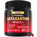 NEVISS frente del empaque mostrando 120 softgels y beneficios clave