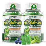 NEVISS envase frontal de gominolas liposomales mostrando dosis clara