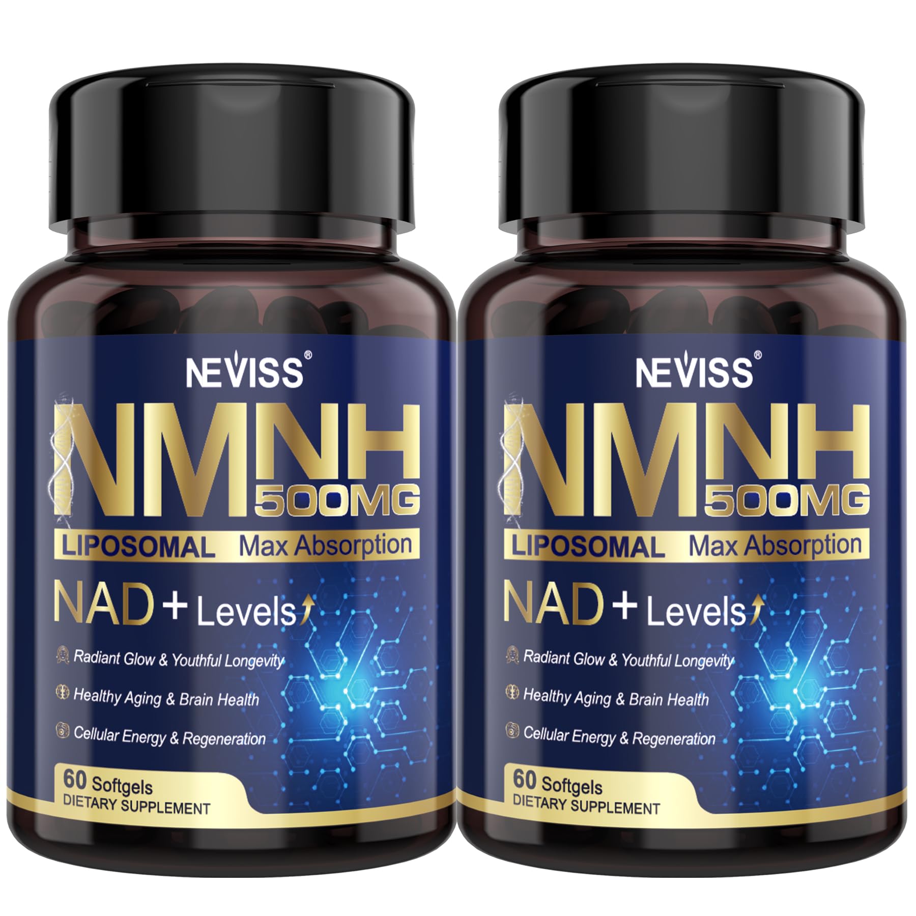 NEVISS frontal del envase 2Pack mostrando la presentación y beneficio de absorción