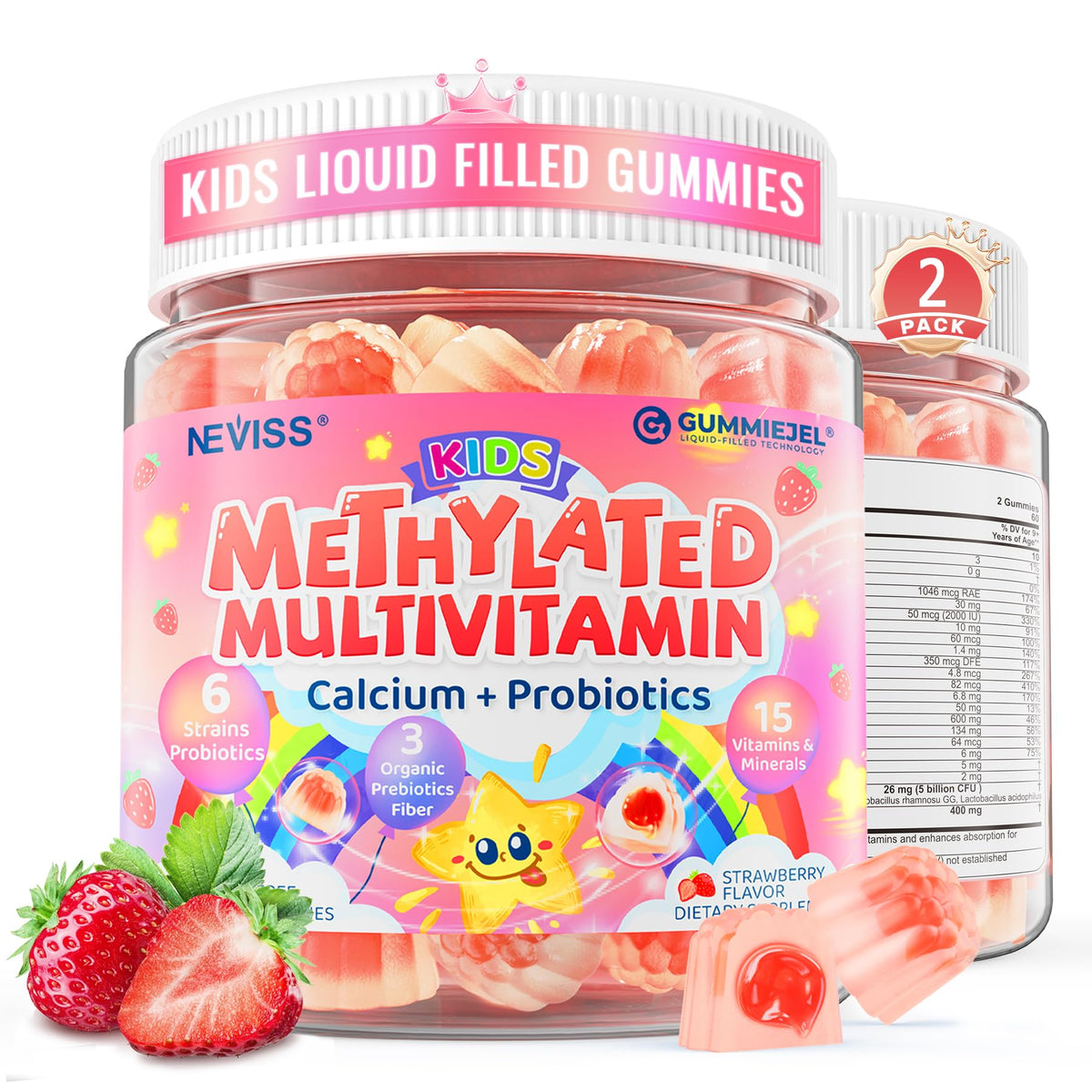 NEVISS frontal del envase mostrando composición 20-en-1 y beneficio nutricional