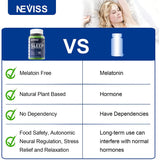 NEVISS gomitas sobre mesa en ambiente relajante para dormir mejor