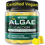 NEVISS envase frontal de gominolas veganas para salud ósea y elección sostenible