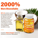 NEVISS ingredientes: MCT C8 C10 y curcuminoides en presentación visual