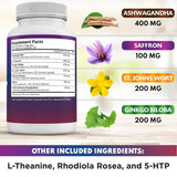 NEW AGE etiqueta con información nutricional y garantía de calidad