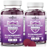 NEW AGE envase frontal mostrando label y beneficios para identificación rápida