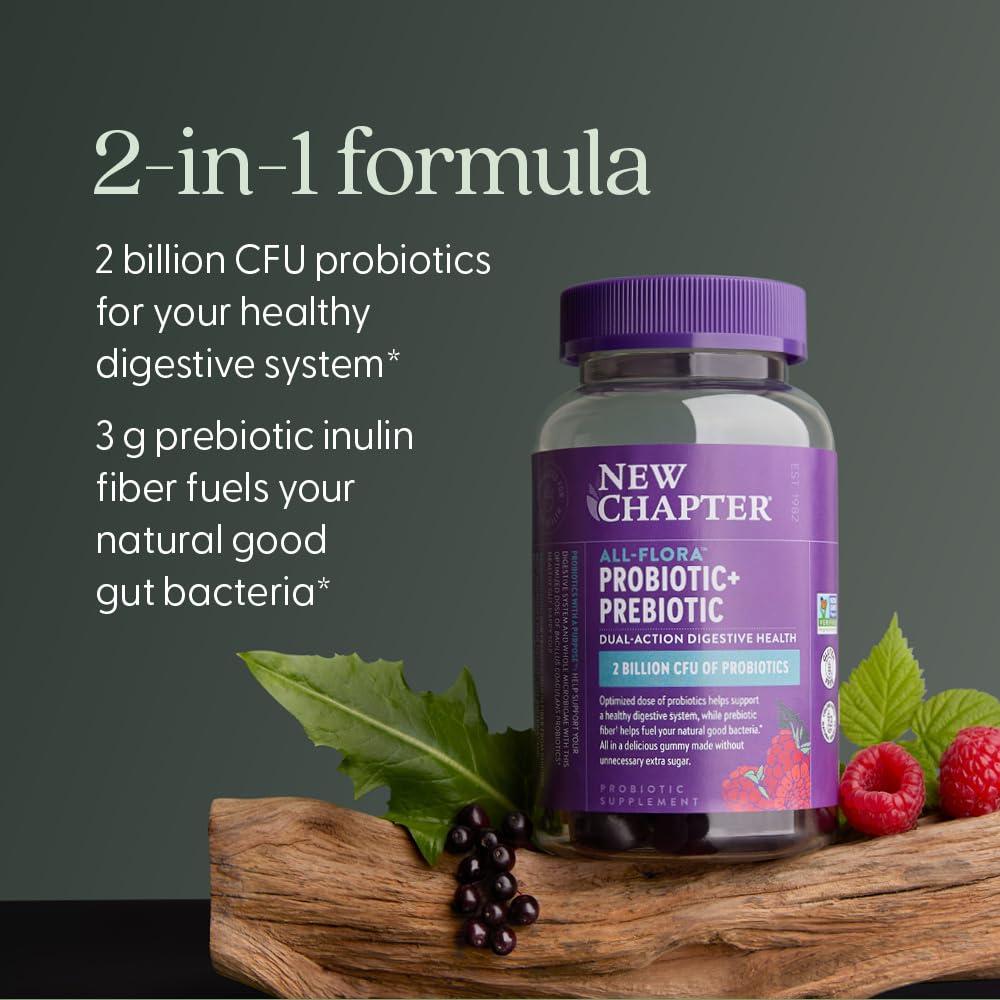 New Chapter detalle de la etiqueta con ingredientes y certificaciones visibles