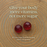New Chapter etiqueta con lista de ingredientes y beneficios claros, transparencia