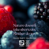 New Chapter envase con frutas mixed berry resaltando sabor natural