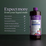 New Chapter etiqueta abierta para leer ingredientes y transparencia