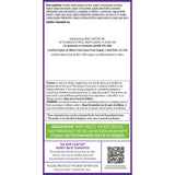 New Chapter etiqueta nutricional enfocada en metilfolato e hierro fermentado