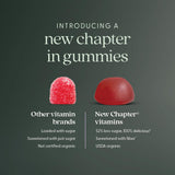 New Chapter etiqueta nutricional legible, información clara de D3