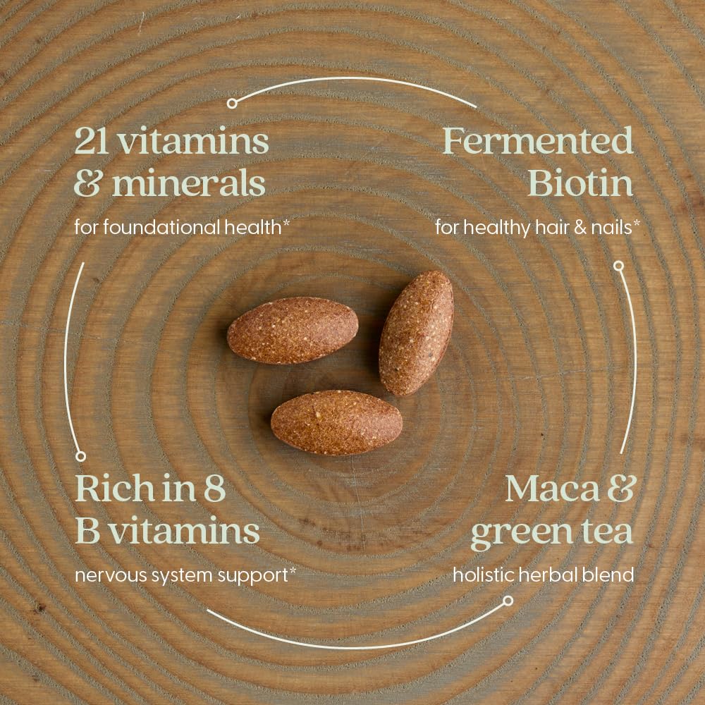 New Chapter ingredientes orgánicos como maca y ginseng con beneficio botánico