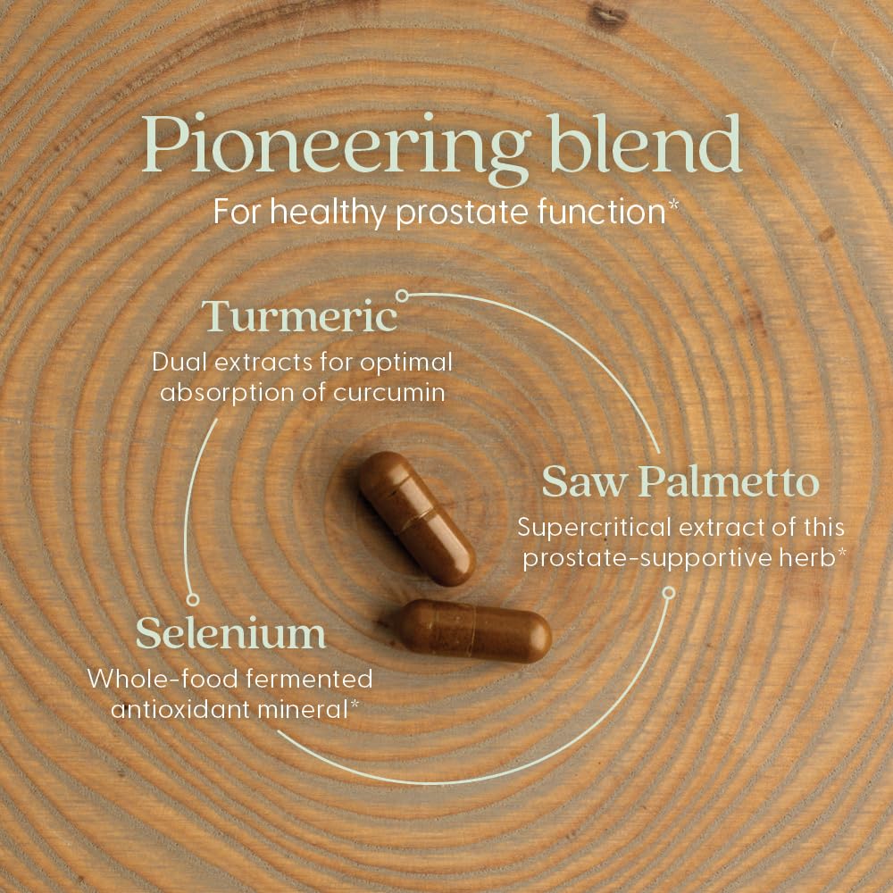 New Chapter ingredientes saw palmetto y calabaza, muestra su origen botánico