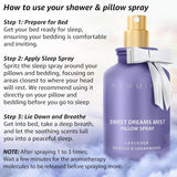 New Miuz spray aplicado sobre almohada ofreciendo aroma reconfortante