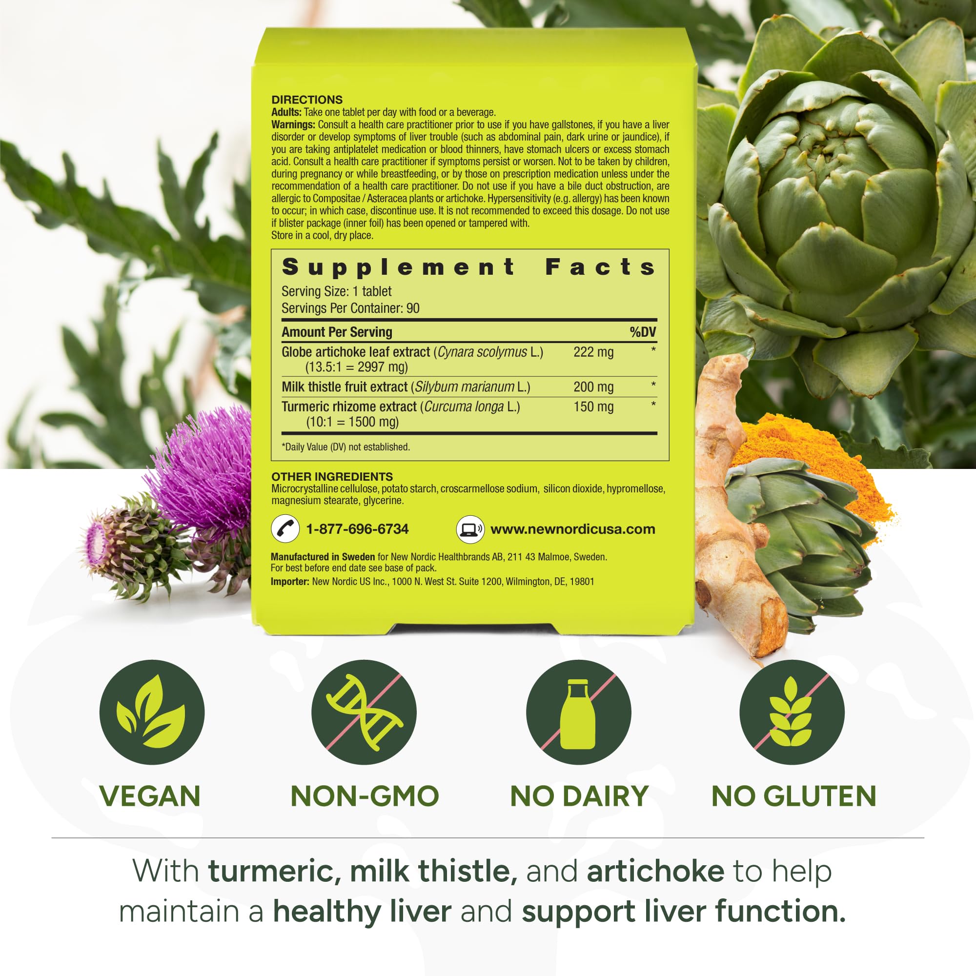 NEW NORDIC etiqueta con información nutricional clara y transparente