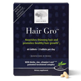 NEW NORDIC envase frontal mostrando Hair GRO y claridad de uso diario