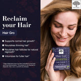 NEW NORDIC etiqueta de ingredientes de Hair GRO con información clara
