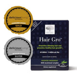 NEW NORDIC tabletas Hair GRO grosor y textura, fácil de tragar