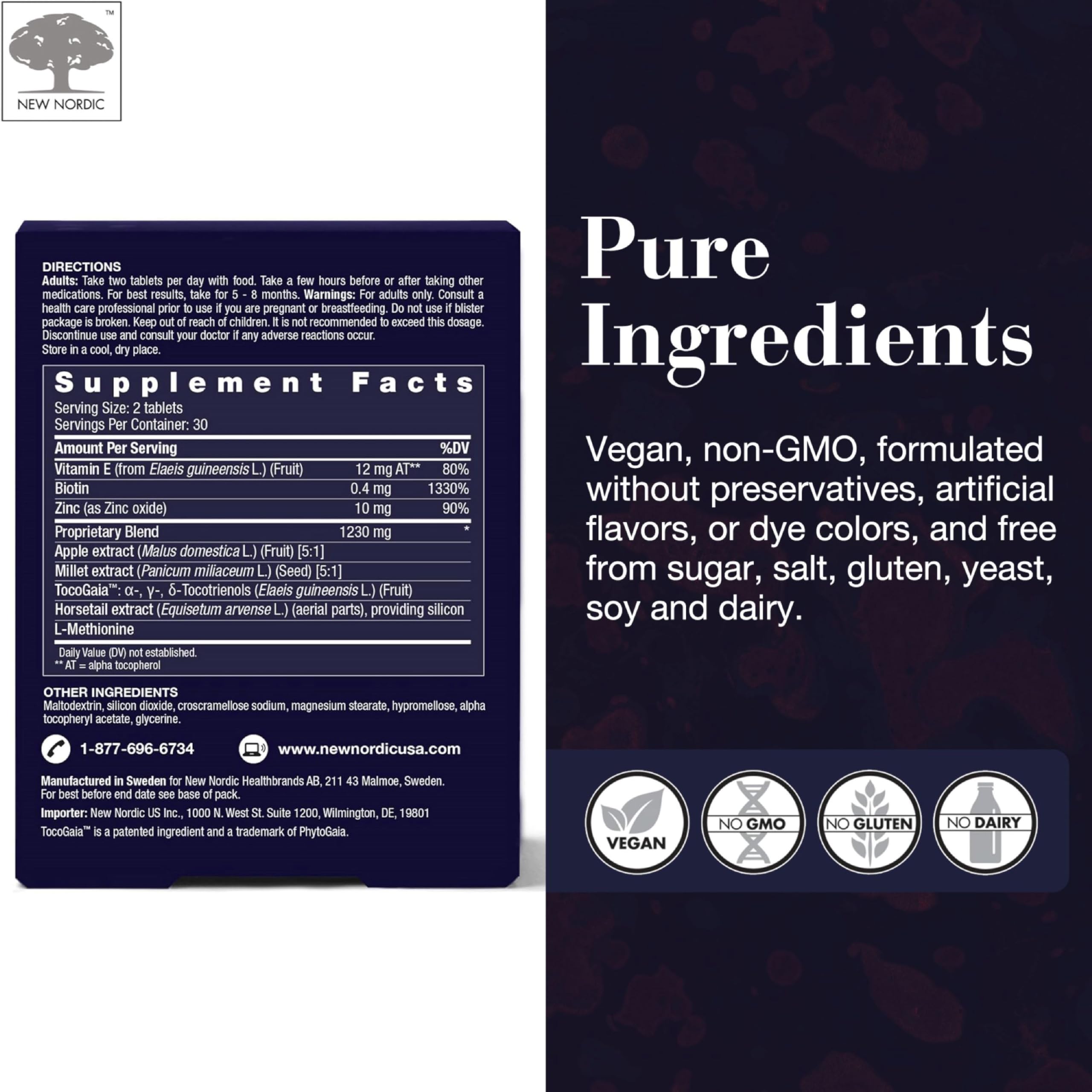 NEW NORDIC extracto de manzana como ingrediente botánico destacado