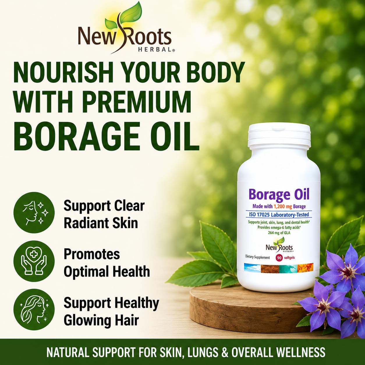 NEW ROOTS HERBAL cápsula comparada con moneda para referencia de tamaño