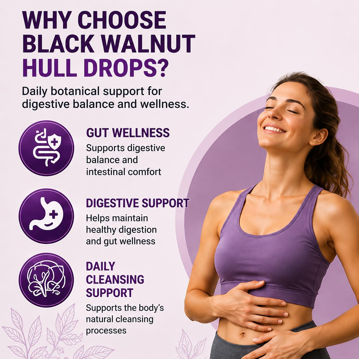 NEW ROOTS HERBAL detalle del cuentagotas para dosificar fácil y preciso