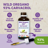NEW ROOTS HERBAL gota de aceite en primer plano que evidencia pureza y textura