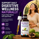 NEW ROOTS HERBAL empaque lateral con instrucciones y advertencias claras