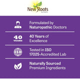 NEW ROOTS HERBAL botella en cocina lifestyle sugiere uso cotidiano seguro