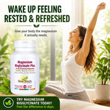 NEW ROOTS HERBAL etiqueta nutricional legible indicando 150 mg magnesio elemental