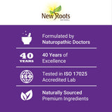 NEW ROOTS HERBAL frasco en su empaque mostrando presentación lista para venta