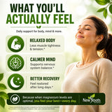 NEW ROOTS HERBAL detalle de textura del contenido que sugiere pureza y calidad