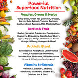 New Vitality cuchara medidora con polvo, porción lista para mezclar
