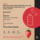 NEW YOU pretty polvo disolviéndose en botella para hidratación y soporte cutáneo