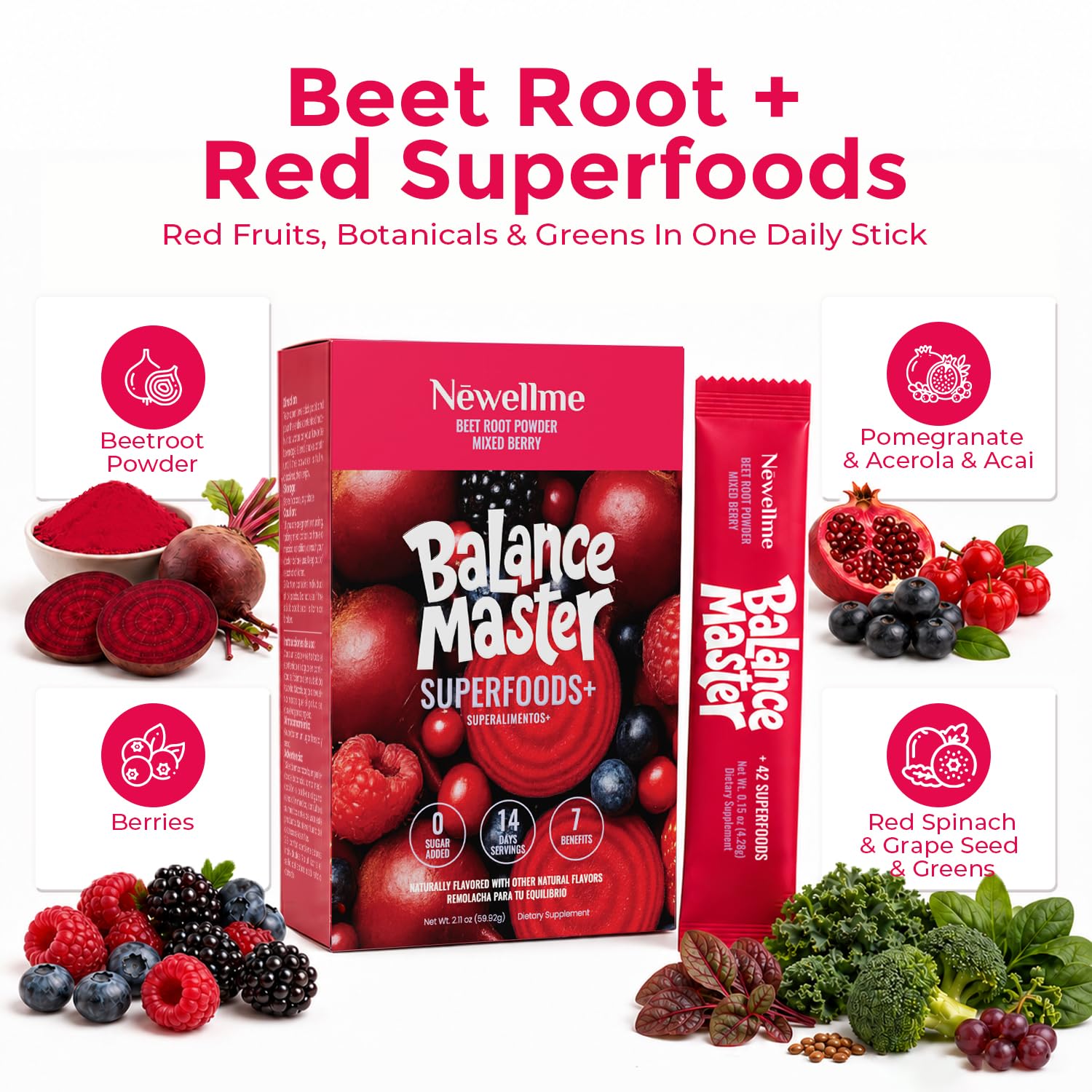 NEWELLME batido con frutos rojos mostrando sabor y versatilidad culinaria