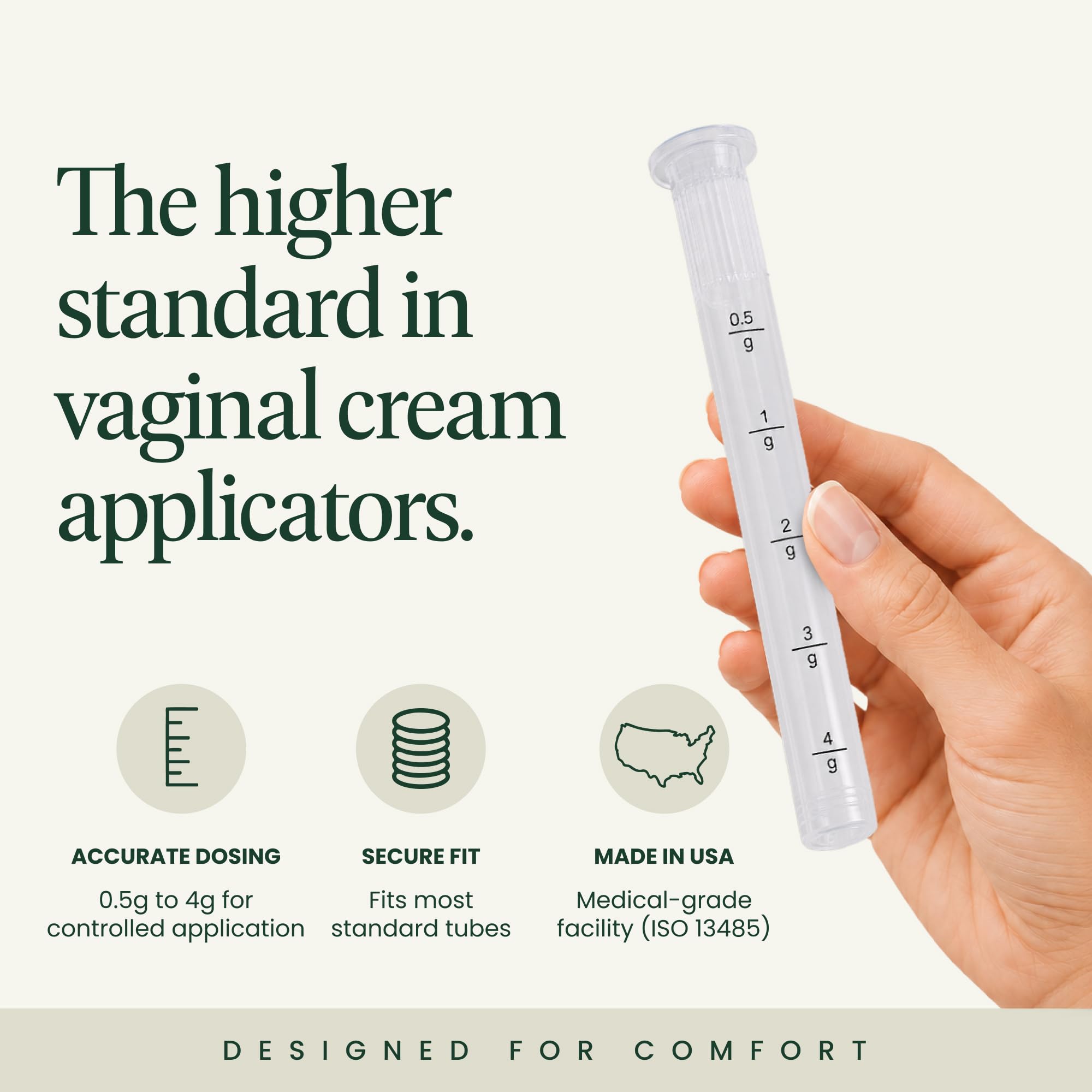 NewLife Naturals primer plano de la punta redondeada para inserción más suave
