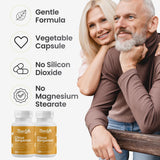 NewLife Naturals botella abierta con cápsulas para visualizar cantidad por envase