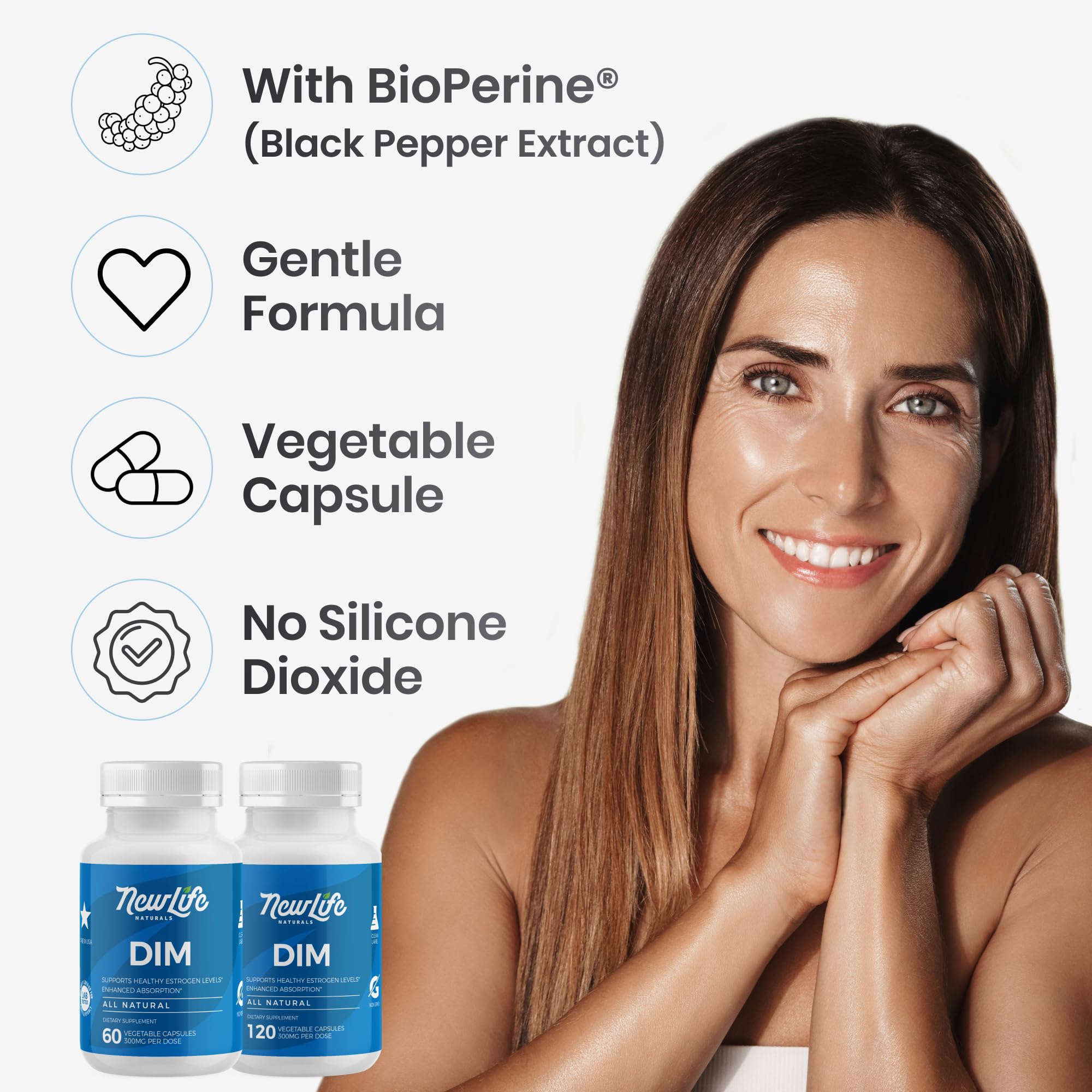 NewLife Naturals etiqueta con información nutricional clara y transparencia