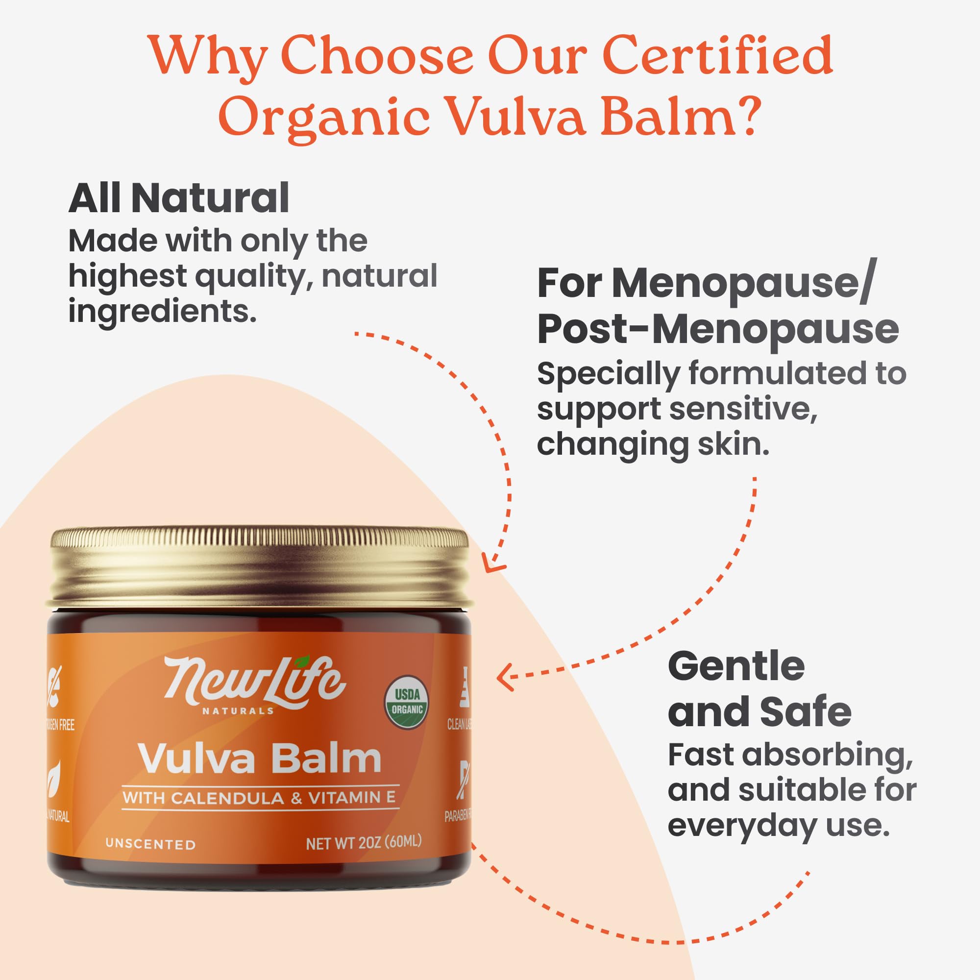 NewLife Naturals ingredientes clave caléndula y vitamina E que calman piel
